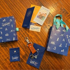 The Wander Club Brown Keychain (Busch Stadium, PNC Park, Tropicana Field)